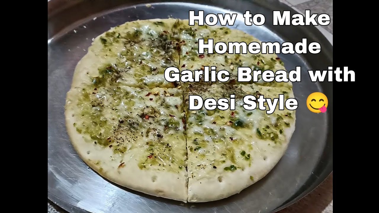 How to make homemade garlic Bread with Desi Style || Homemade Food ||