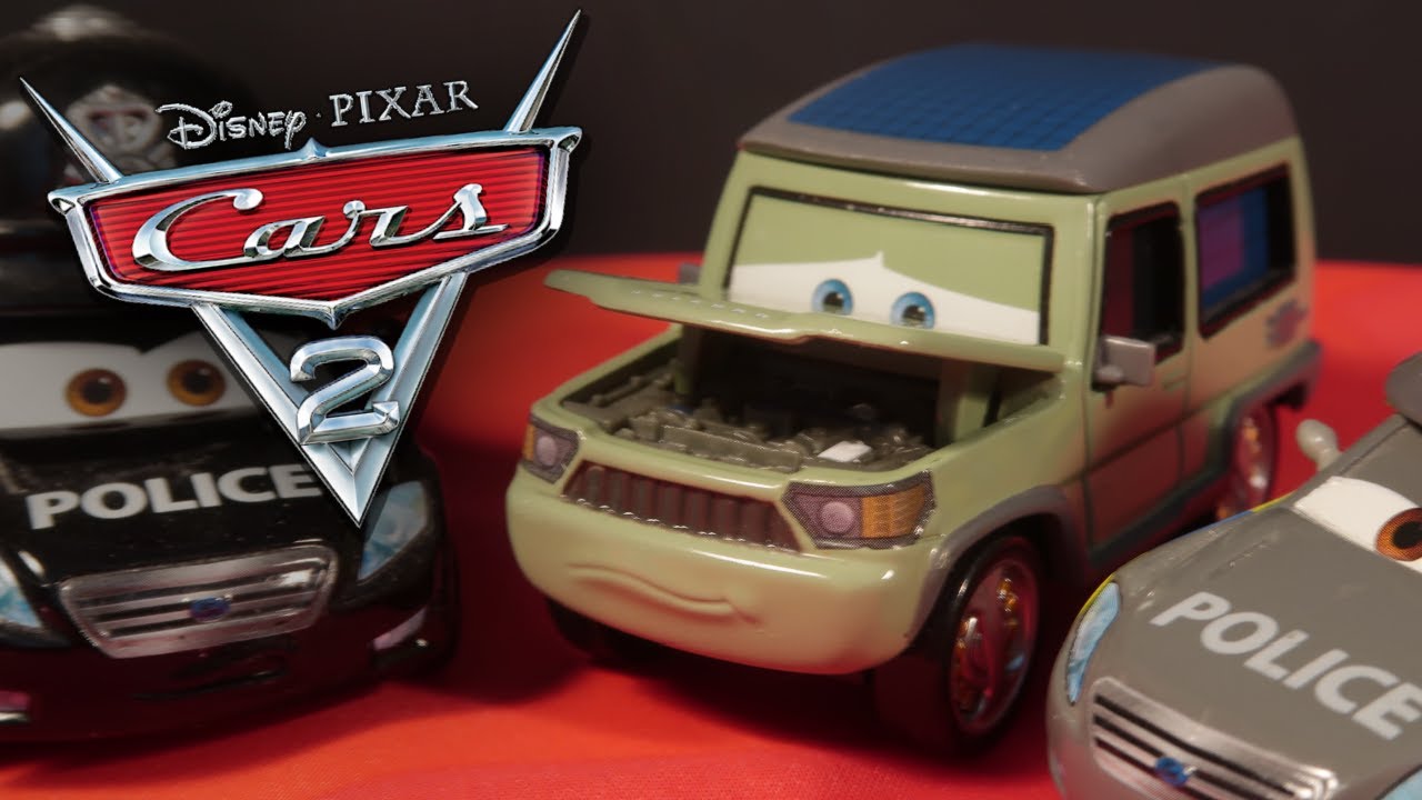 Miles Axlerod with Open Hood Disney Pixar Cars 2 Mattel 2013 CHASE Diecast Review