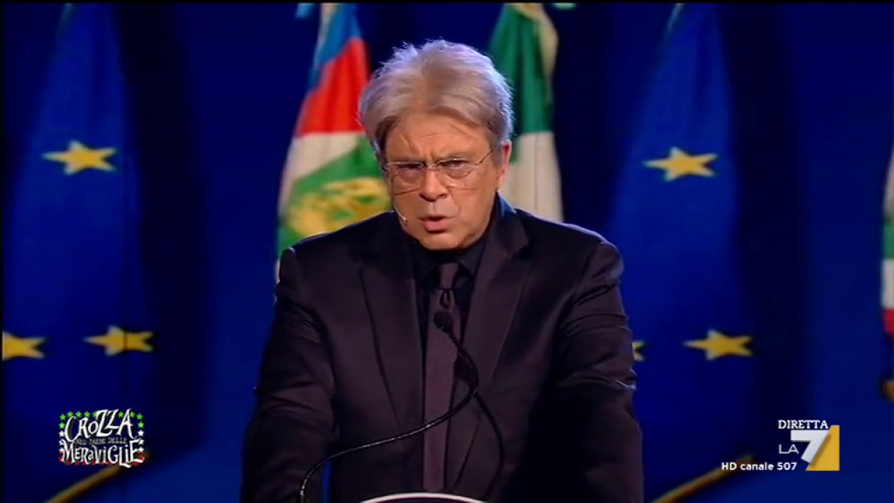 Crozza-Gentiloni: Signori miei, e mi rivolgo in particolare a tutti i gufi e rosiconi