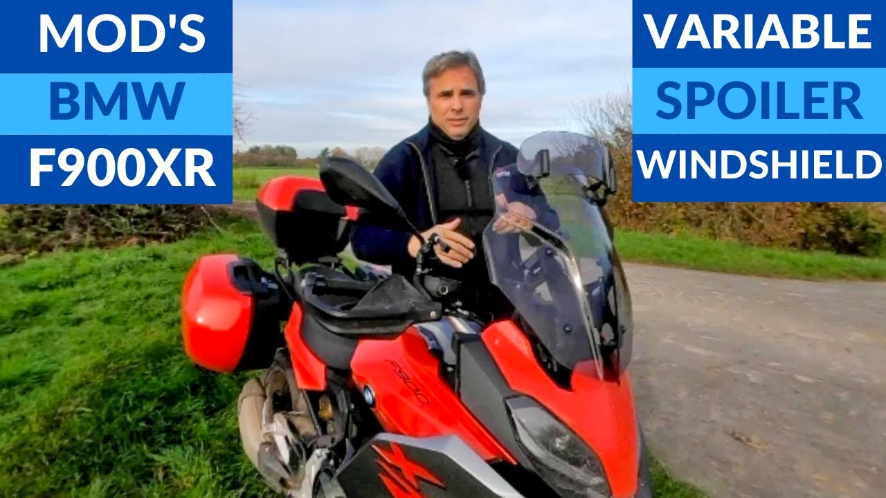MRA Windshield Spoiler - Does It Really Work On A BMW 900 XR