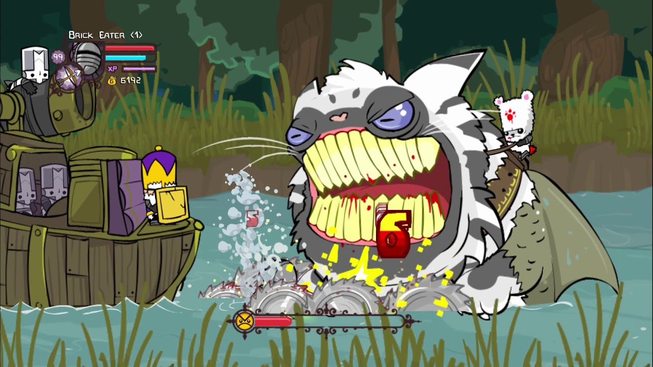 Castle Crashers except you skip every wave