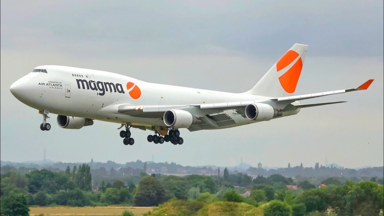 (4K) Massive Cargo planes landing and take off! Plane Spotting day at Cargo airport Liège!