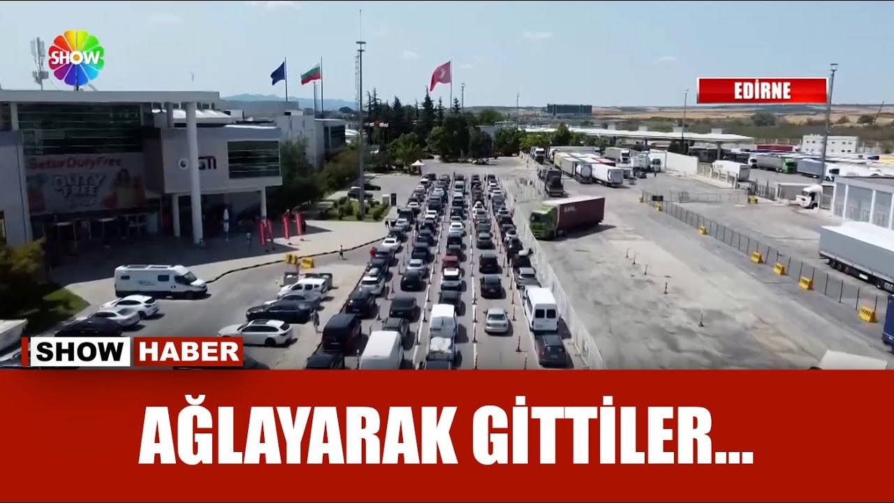 Gurbetçilerden hüzünlü veda!