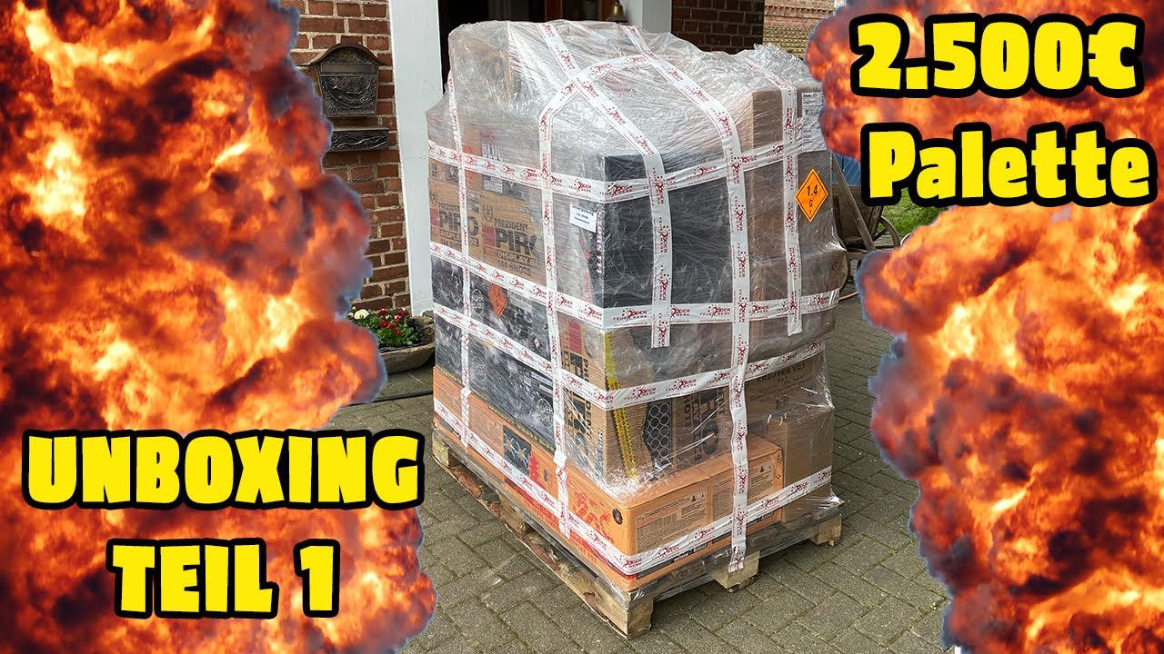Unboxing 2.500 € Bestellung von Röder Feuerwerk Teil 1