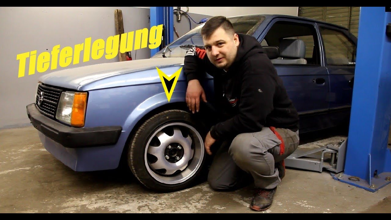 Opel Kadett D Tieferlegung verbauen / Tuning / Sportfahrwerk