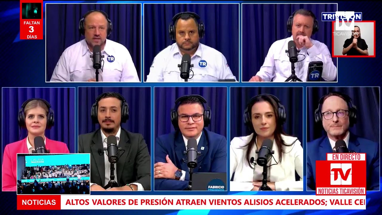 🔴 En Directo | #Noticiasticavisión  Debate Presidencial Costa Rica 2026 |