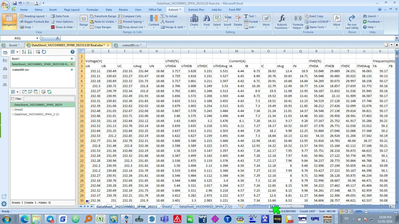 how to get power data logging csv file into PVsyst-Part 1