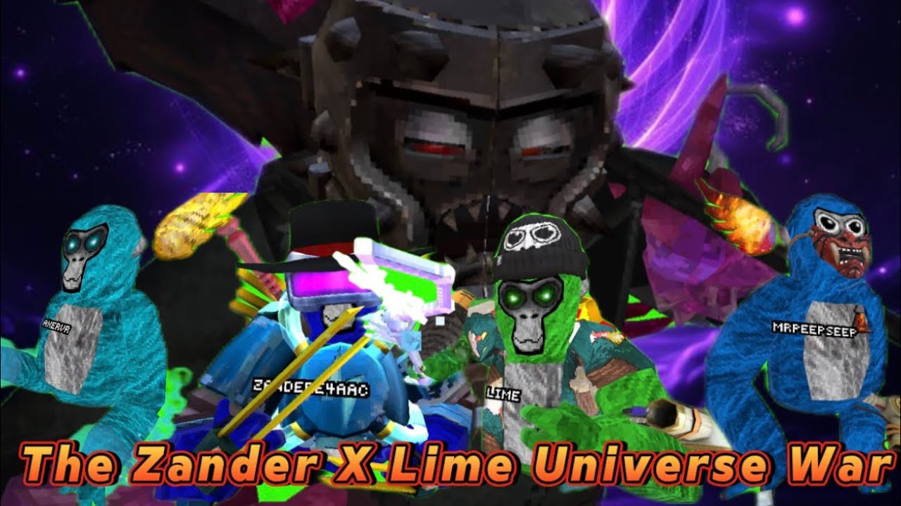 Gorilla Tag | The Zander X Lime Universe War