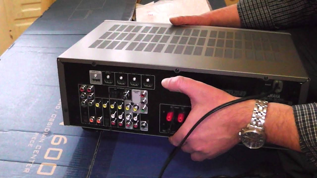 Распаковка yamaha RX-V473