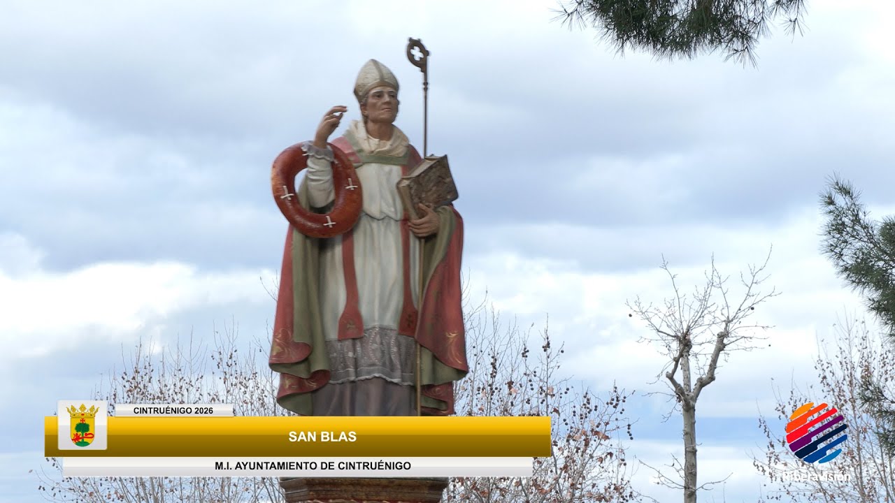Procesión y bendición de los roscos de SAN BLAS Cintruénigo 2026