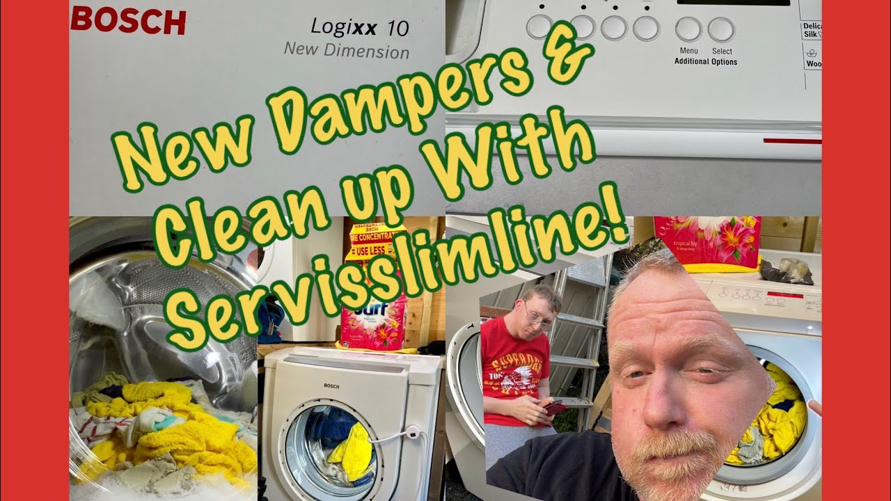 American Bosch Loggix 10, WBB24756GB10, New Dampers & Clean Up with @servisslimline