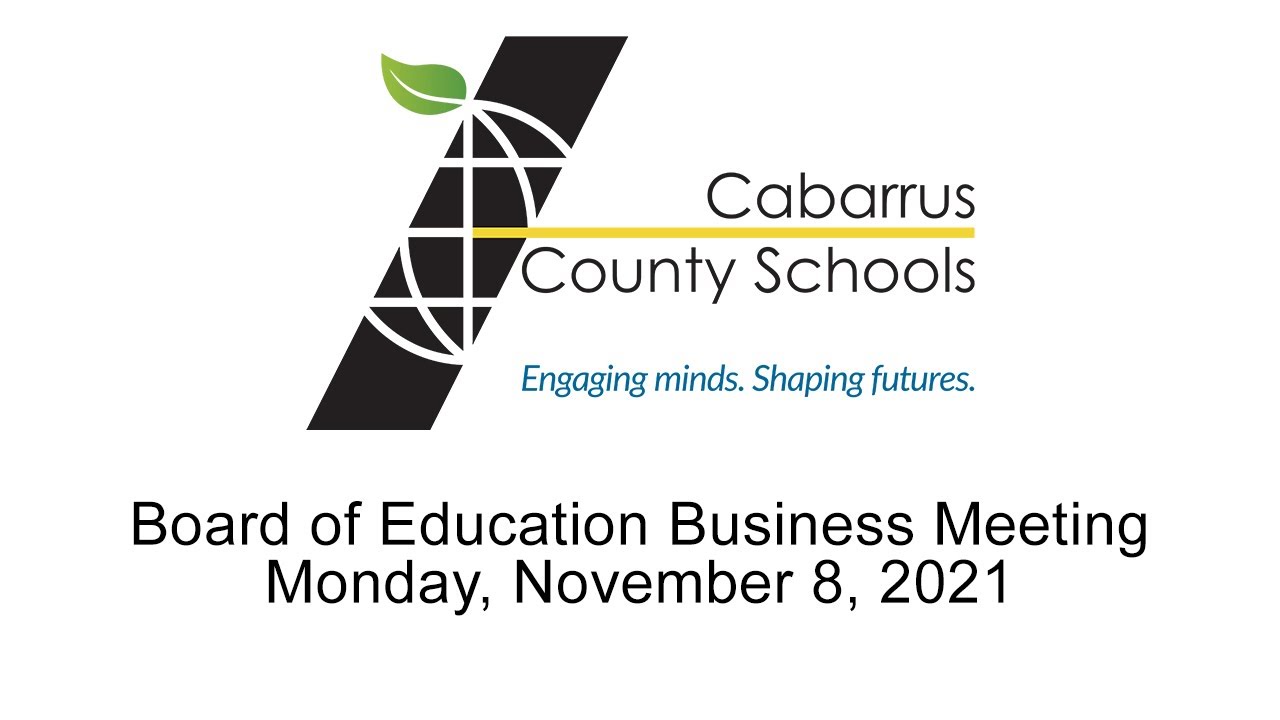 Board of Education Business Meeting | Live Stream | Monday November 8, 2021