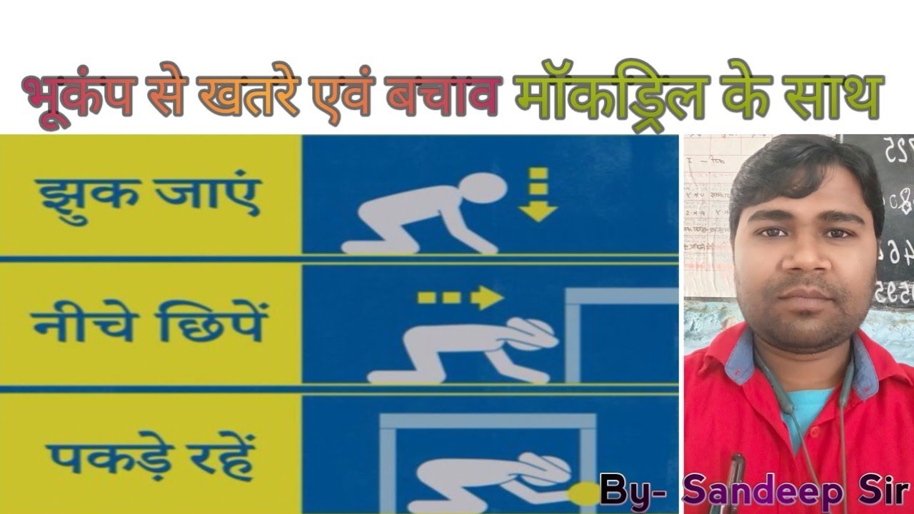 सुरक्षित शनिवार के अंतर्गत भूकंप से खतरे एवं बचाव के संदर्भ में जानकारी मॉकड्रिल के साथ संदीप सर 