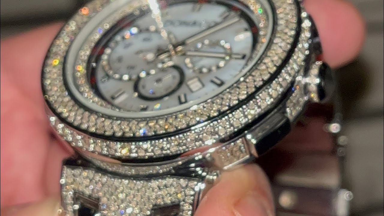 Mens Don & Co Diamond Watch