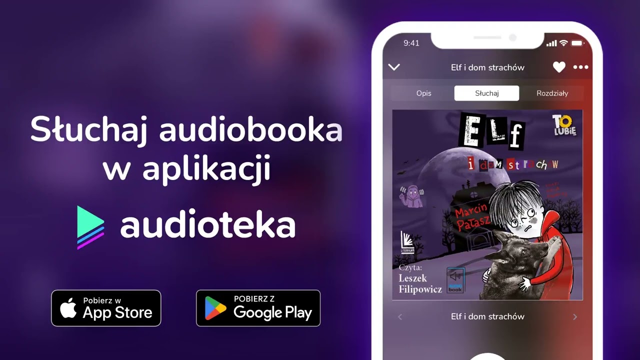 Elf i dom strach&oacute;w - audiobook |  Marcin Pałasz (czyta Leszek Filipowicz)
