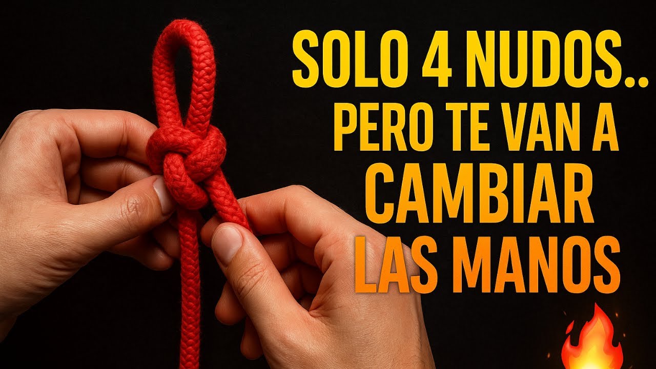 ¡Aprende estos nudos en minutos y sorprende a todos!