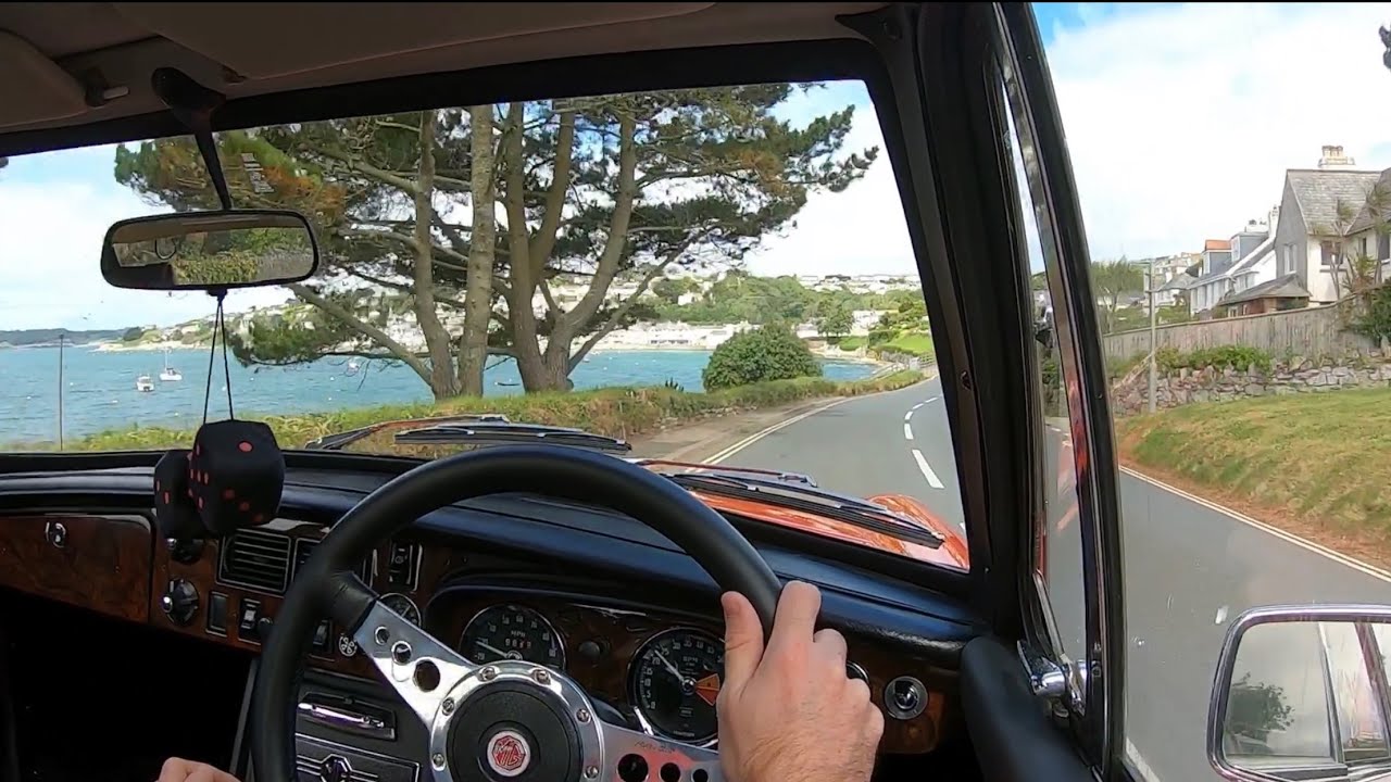 Driving a 1973 MGB GT in Cornwall | On Board POV | GoPro Hero 7 Black