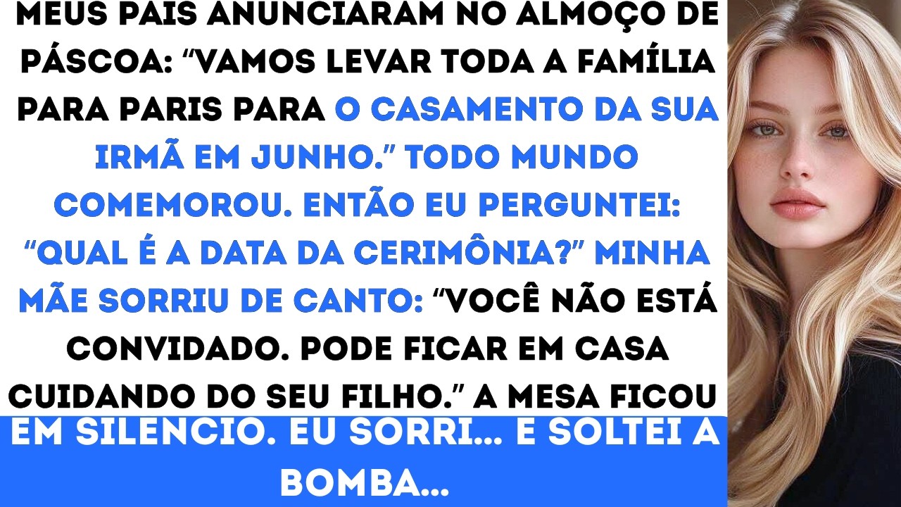 Meus pais me excluiram do casamento da minha irmã então eu cortei a grana deles...