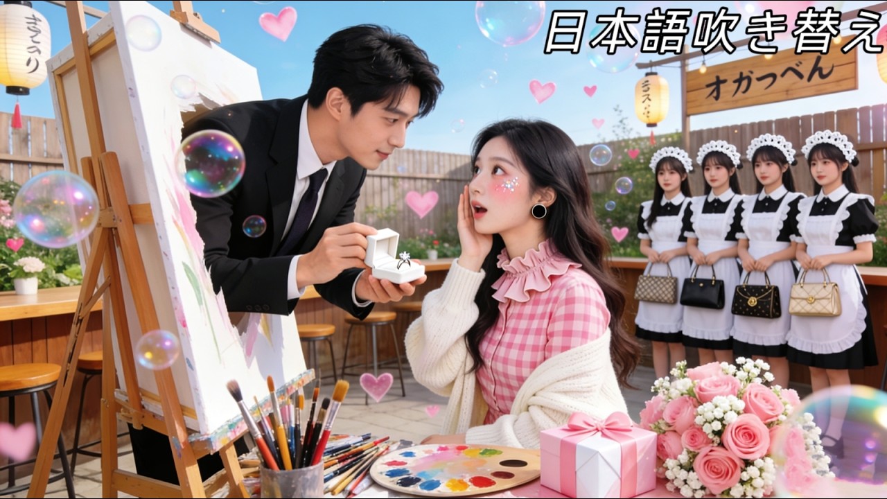 日本語吹き替え|無愛婚姻で寂しいお嬢様の秘密能力！漫画に描く通り、冷酷社長夫が狂おしく溺愛してくる？！從来ない寵愛が襲いかかる！#ラブコメ #恋愛ドラマ  #女性向け  #全話