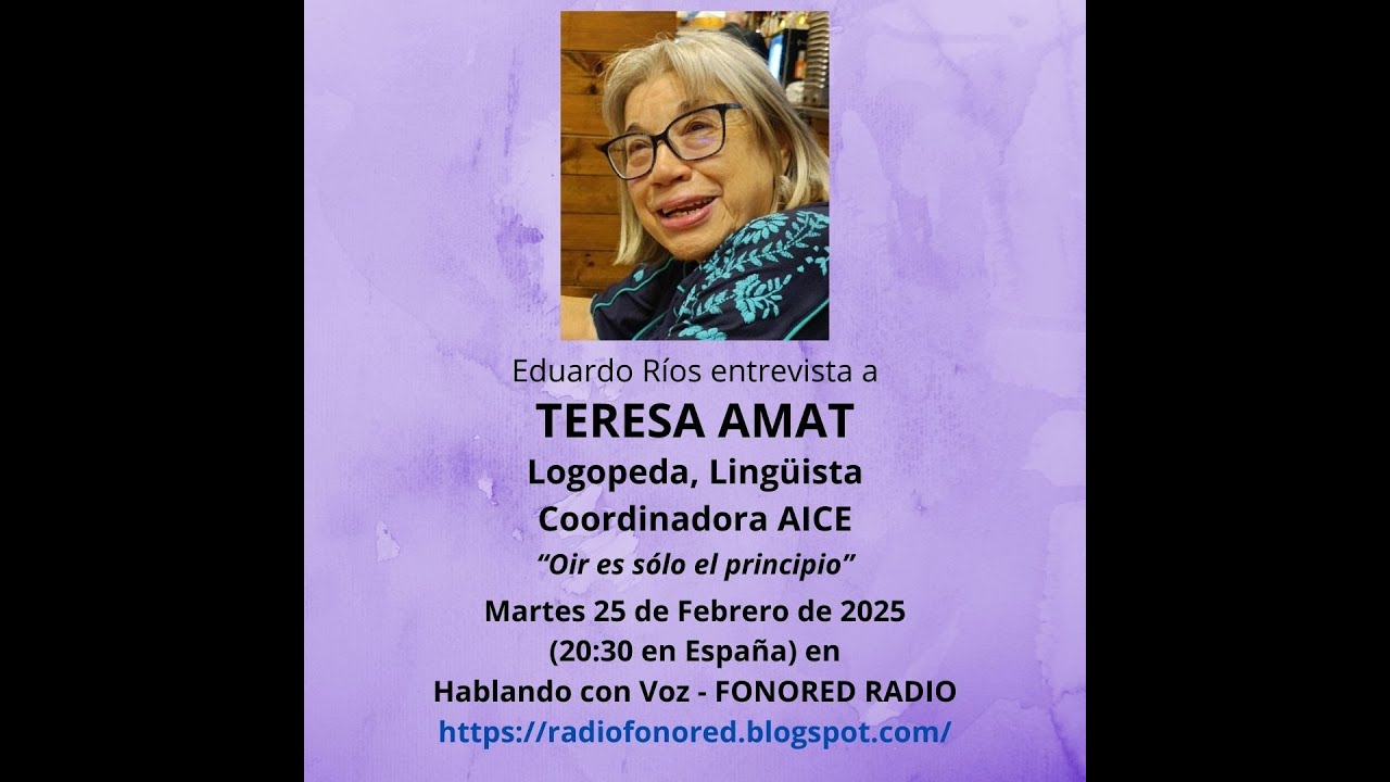 Hablando con voz entrevista a Teresa Amat