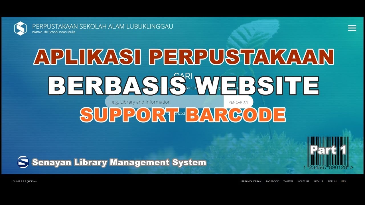 SLIMS -  Aplikasi Perpustakaan Berbasis Web Support Barcode