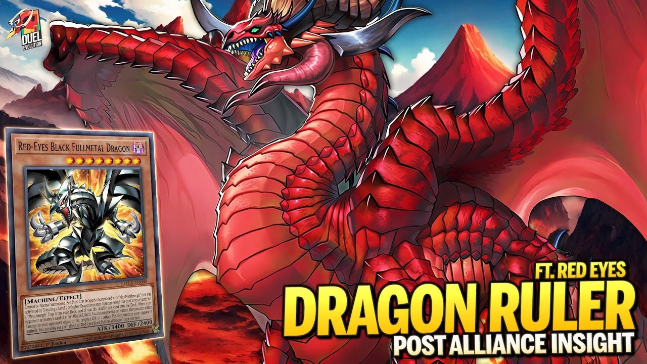 Deck Dragon Ruler Red-Eyes |Edopro| Replays 🎮 + Decklist ✔️