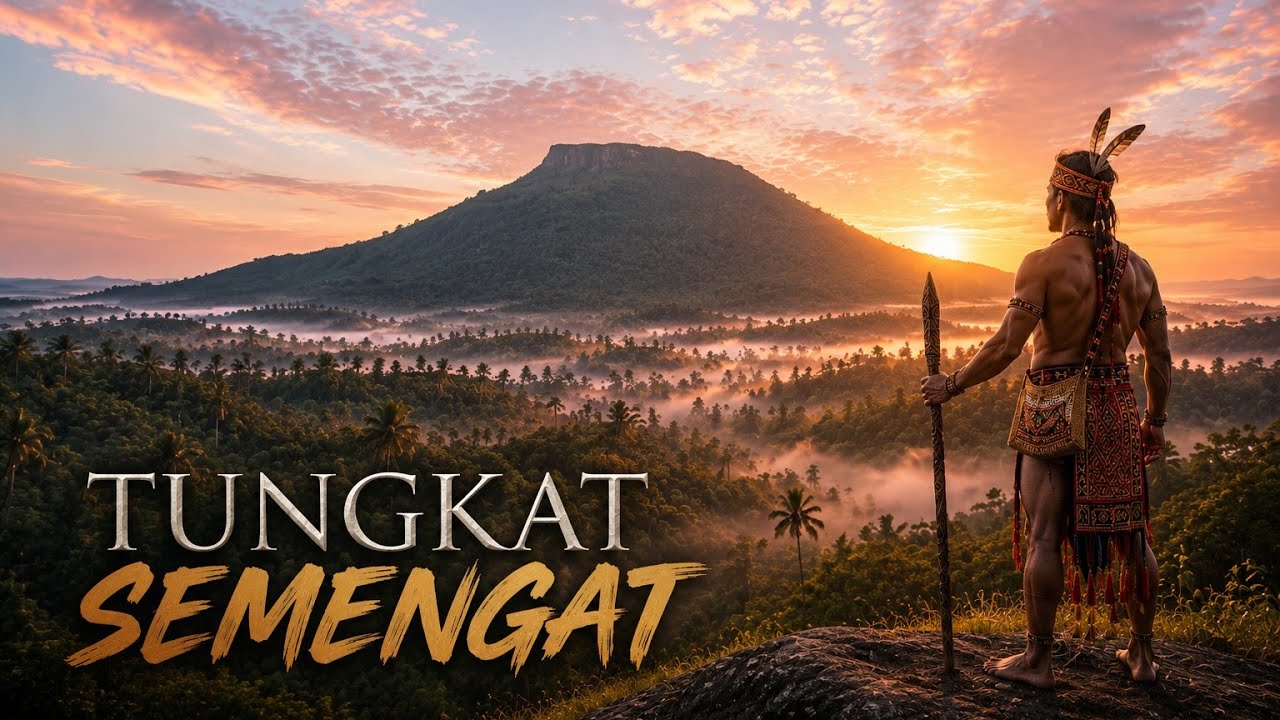 Tungkat Semengat - Lagu Rohani Iban (Official Lyric Video)