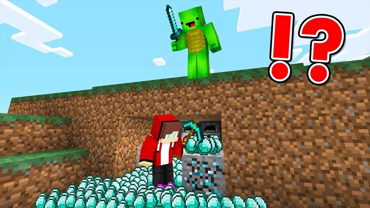 Speedrunner vs. CAZADOR, pero MULTIPLICO los OBJETOS en Minecraft
