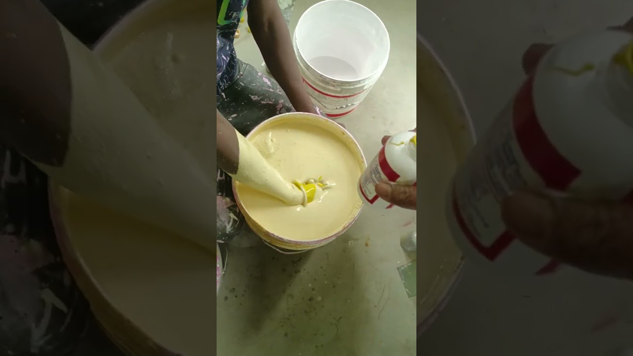 SANOJ painter painting work 🖌️🎨 2 colour ideas for you #reels #shots #youtubeshorts #shortvideo