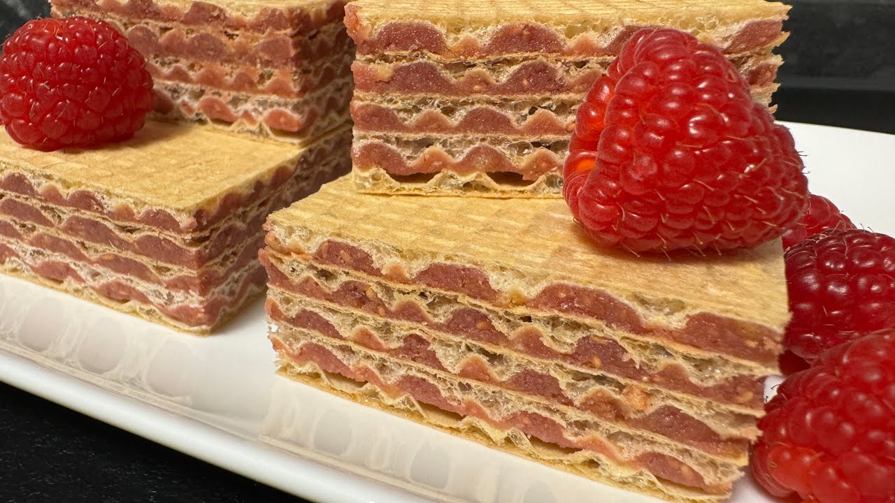 OBLANDE / OBLATNE sa filom od keksa i malina - recept