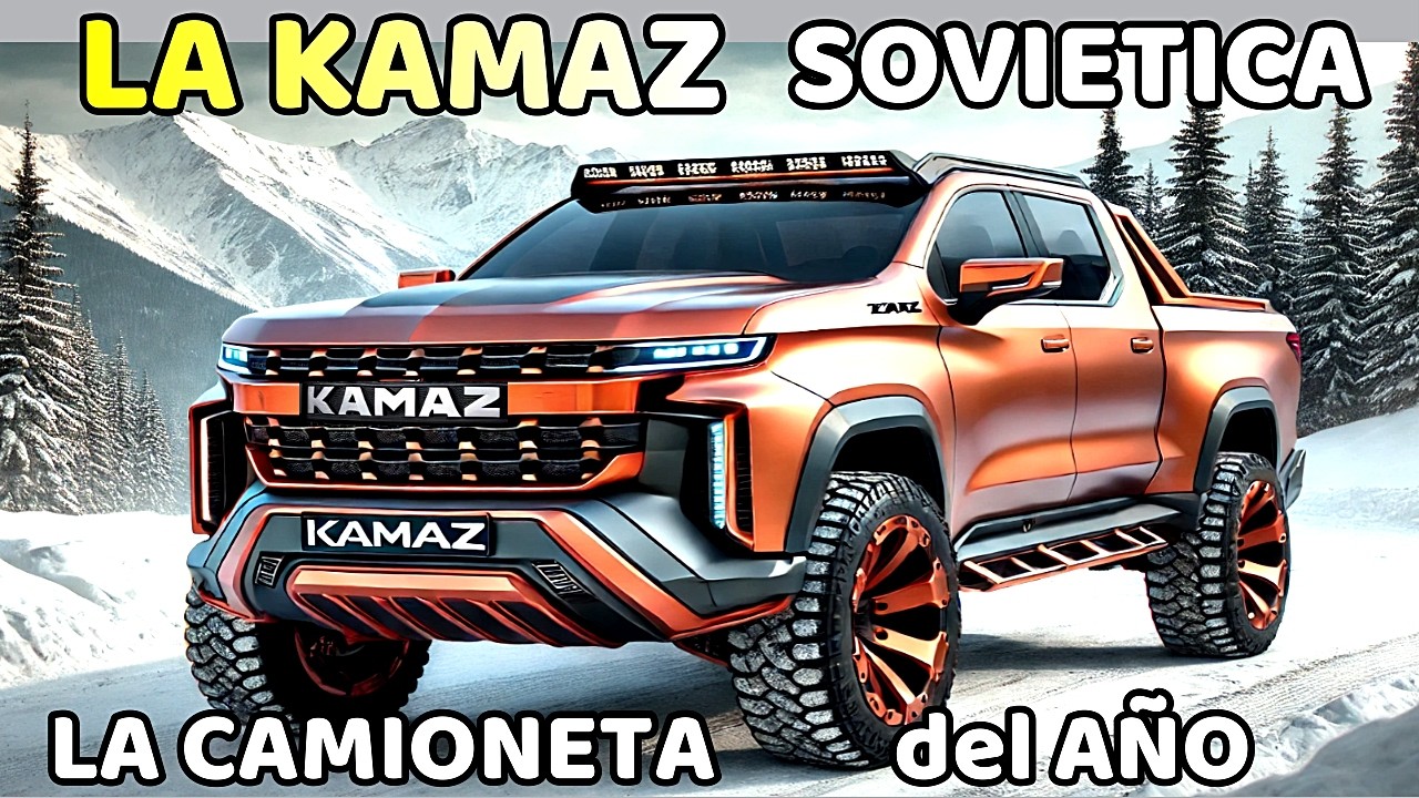 RUSIA sorprende al MUNDO !! CON su NUEVA PICK UP KAMAZ 4 x 4