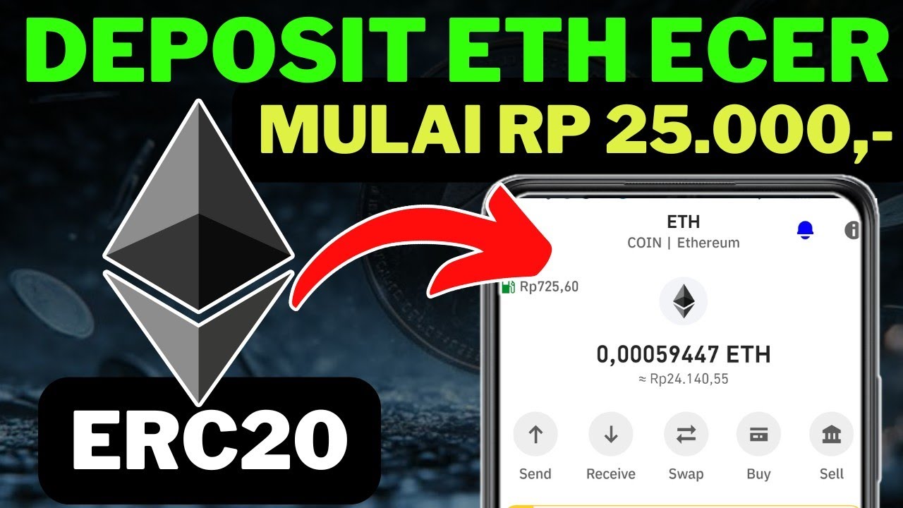 Deposit Ethereum ERC20 Ecer Nominal kecil - Deposit Eth Mainet Ecer #ethereum #erc20 #cryptoecer