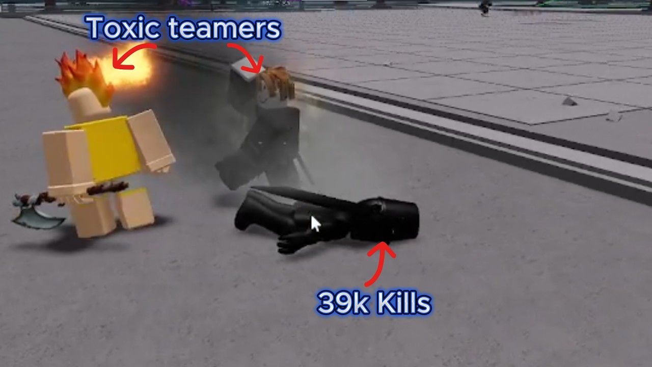 Destroying TOXIC Teamers until they RAGEQUIT in The Strongest Battlegrounds | Roblox