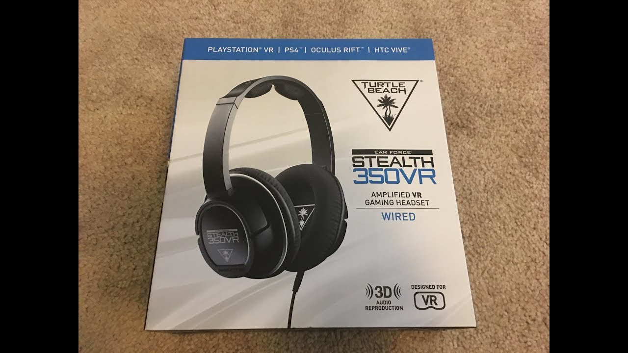 Silent Unboxing: Turtle Beach Strealth 350VR Gaming Headset