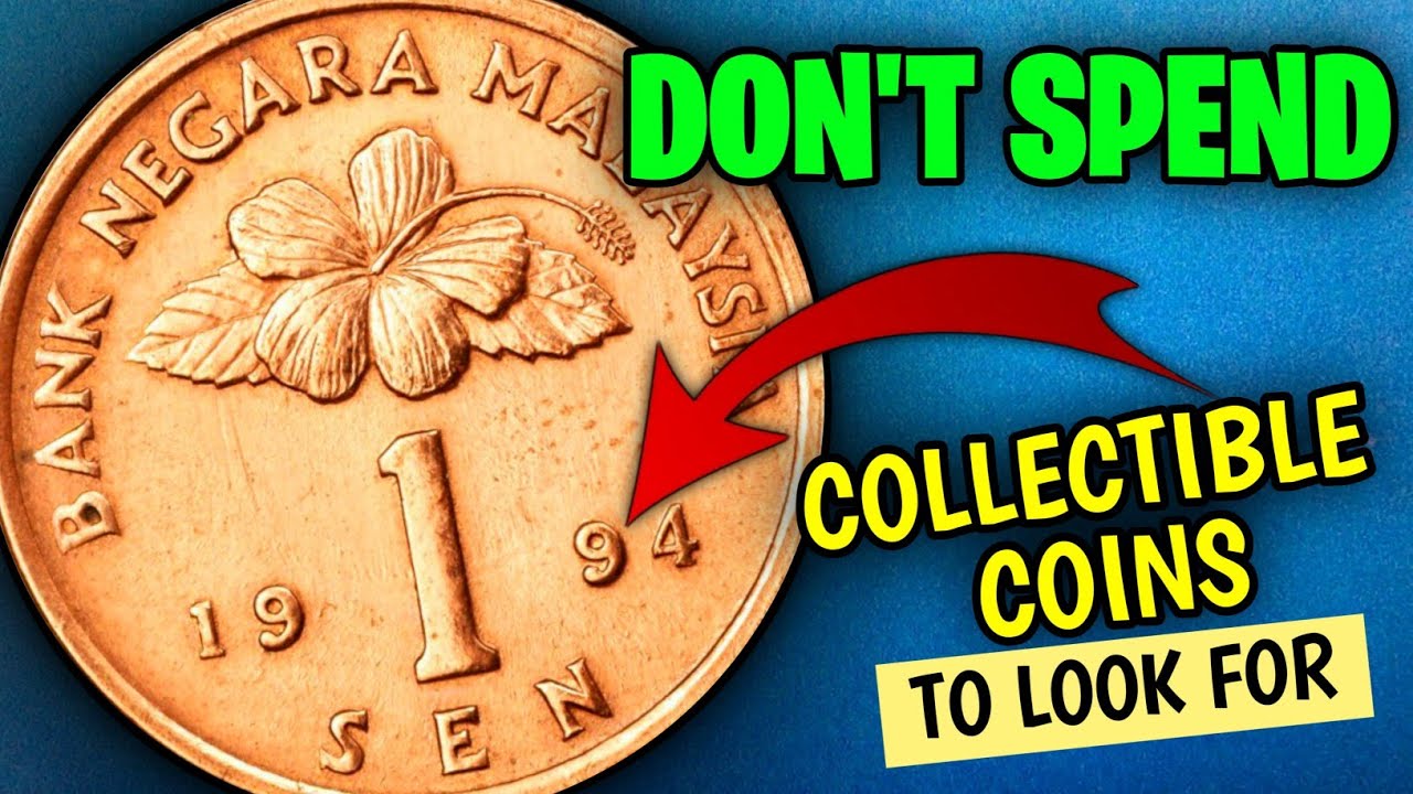 Top 10 Super Expensive Malaysian 1 SEN Coins Worth in Millions, Make You RICH, Old Coins Value