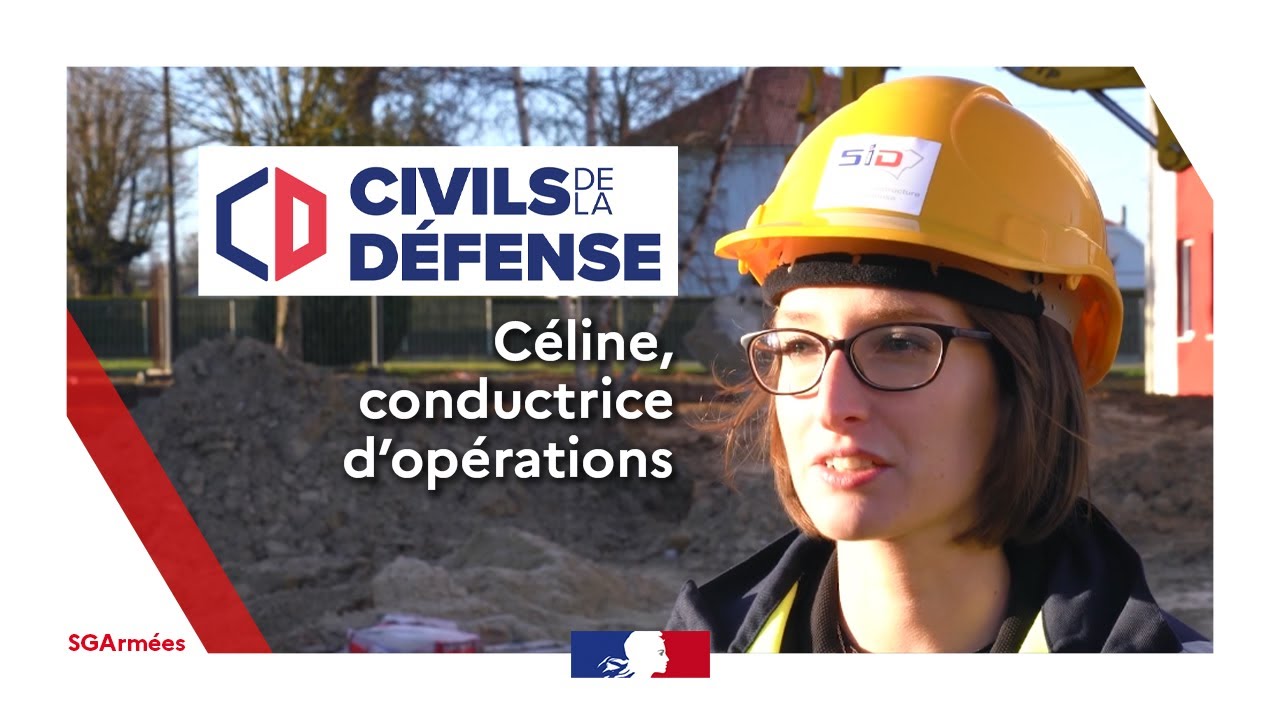Civils de la Défense : Céline, conductrice d'opérations