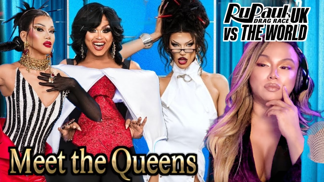 RuPaul's Drag Race: Великобритания против всего мира | Реакция на участниц 3 сезона