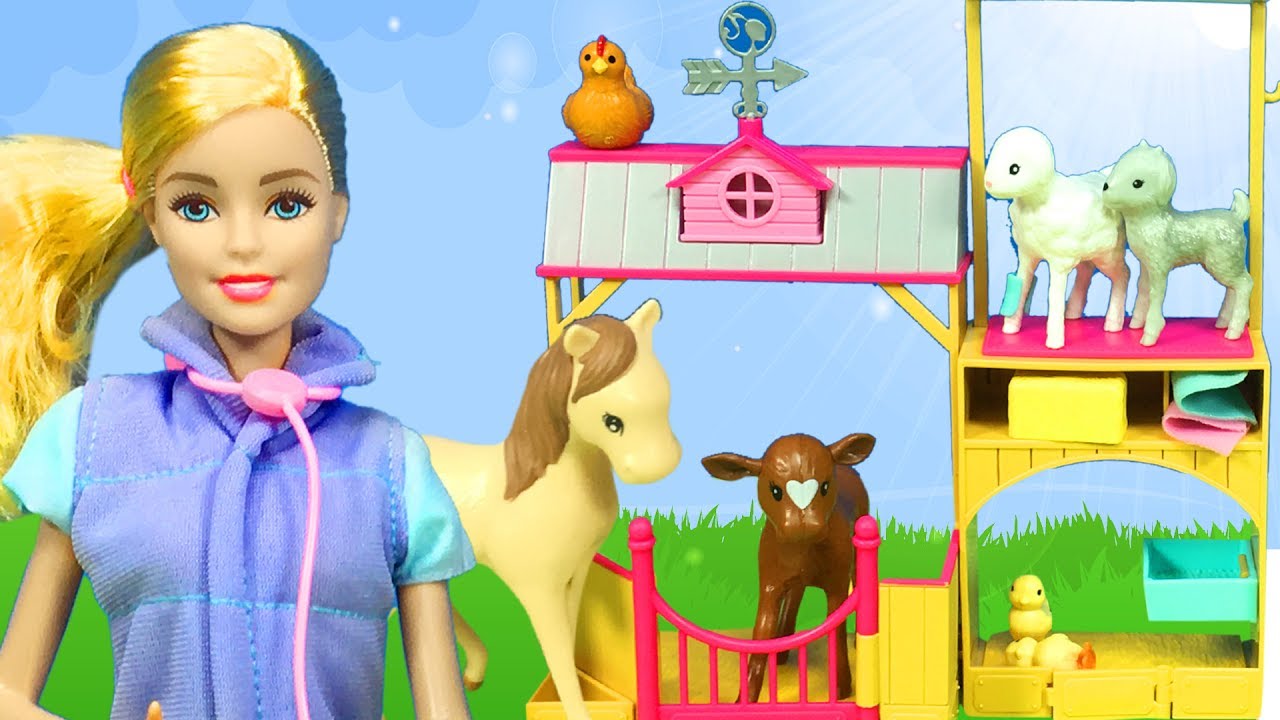 YENİ Barbie Oyuncak Çiftlik Evinde Evcilik Oyunları | Barbie Filmleri | EvcilikTV