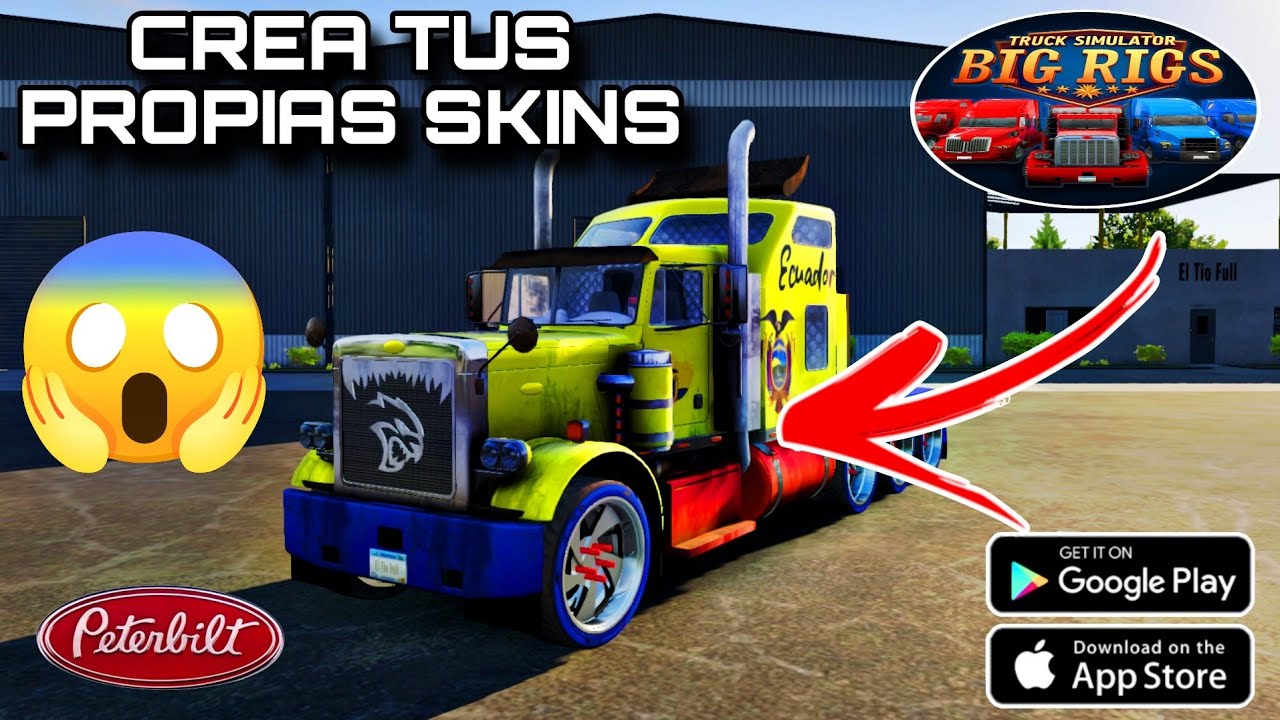 😱💥Como Crear Tus Propias SKINS en TRUCK SIMULATOR BIG RIGS  🚚Aquí Te Muestro Como Hacerlo !!