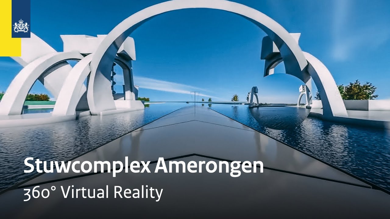 Kijk rond op stuwcomplex Amerongen in VR | 360° Virtual Reality