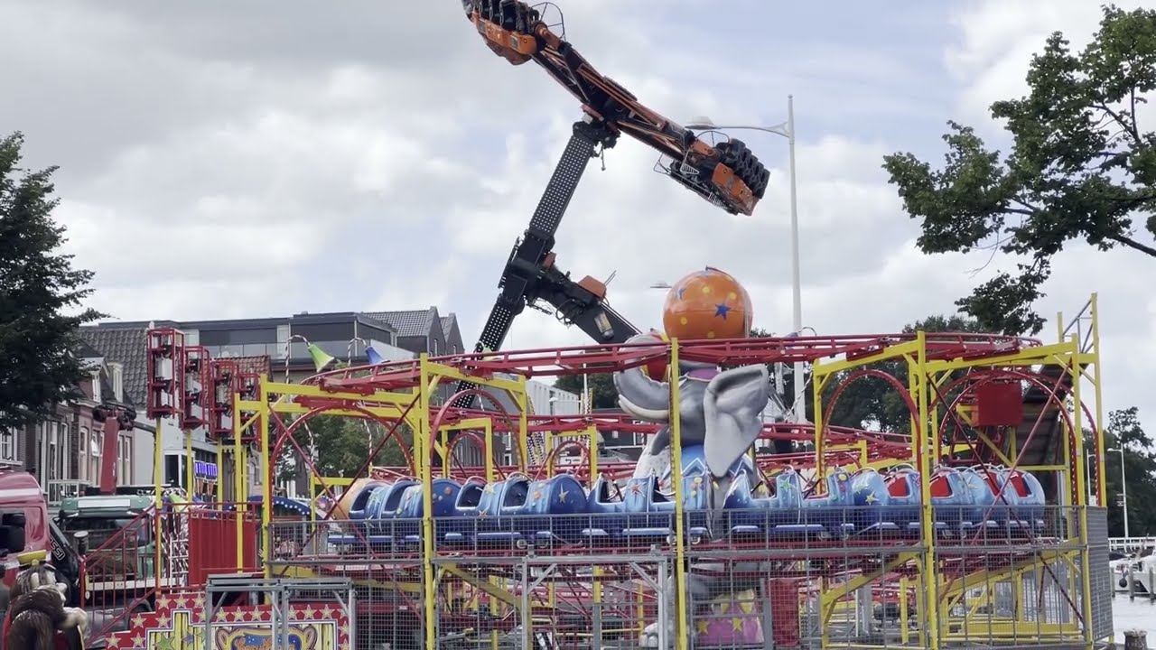 Kermis Alkmaar 2024 | Transport en opbouw deel 2