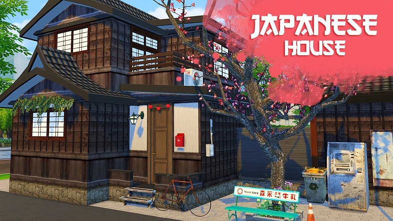JAPANESE HOUSE Sims 4 || Speed Build || Simsbiosis