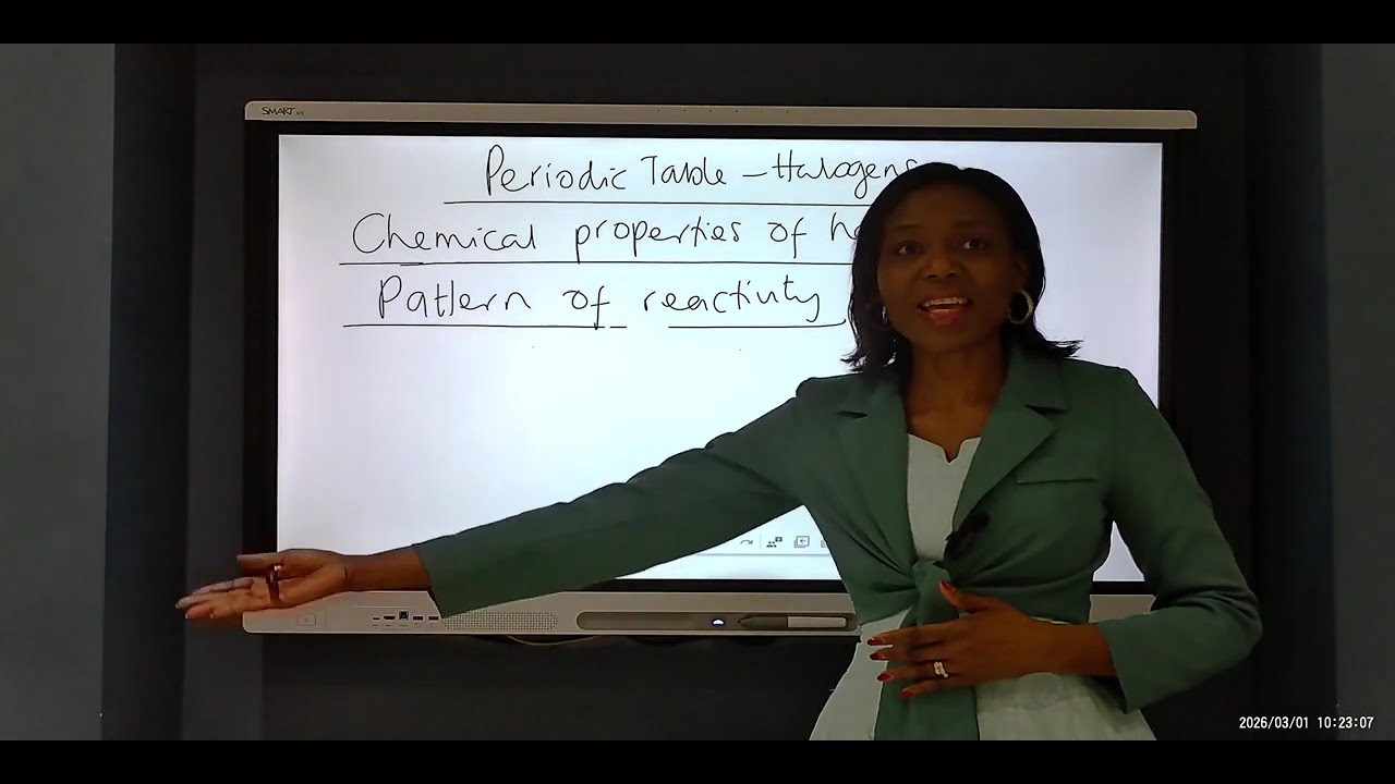 GCSE Periodic Table Part 5 -Pattern of reactivity of halogens