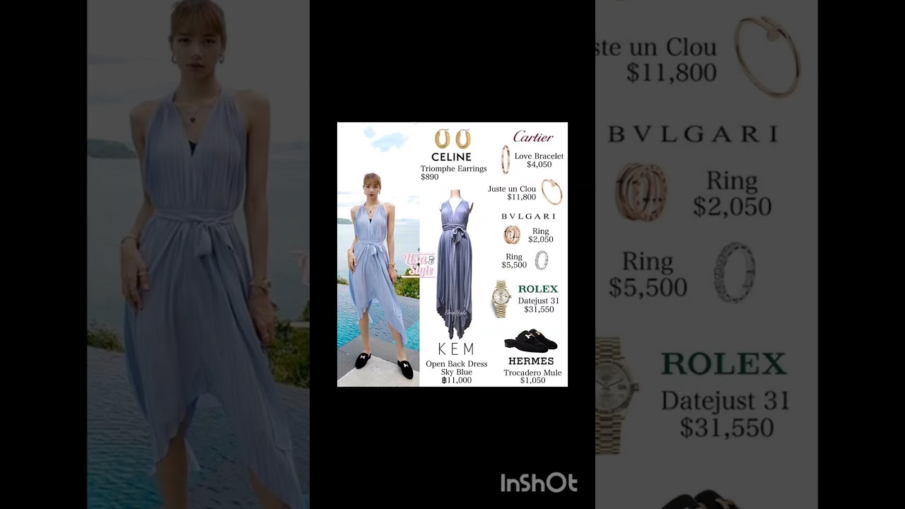 Blackpink Lisa Dress Style Outfit Prices 🖤💗