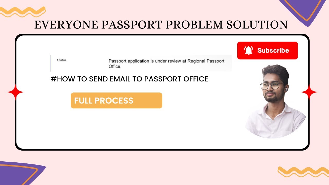 How to send email to passport office, Under review regional passport office,
