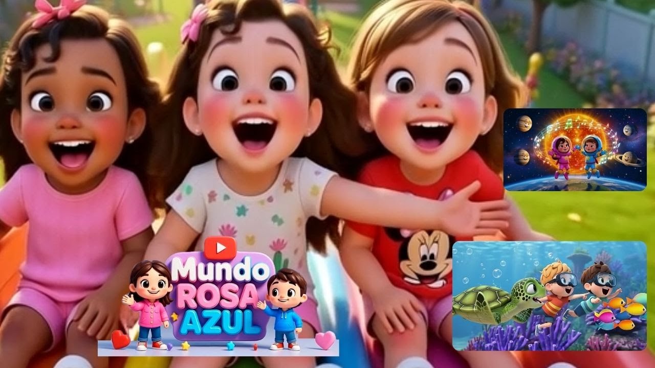 😍 As Primas no Parquinho  | Canções do Fundo do Mar 🐠 | Música Infantil do Sistema Solar 🚀