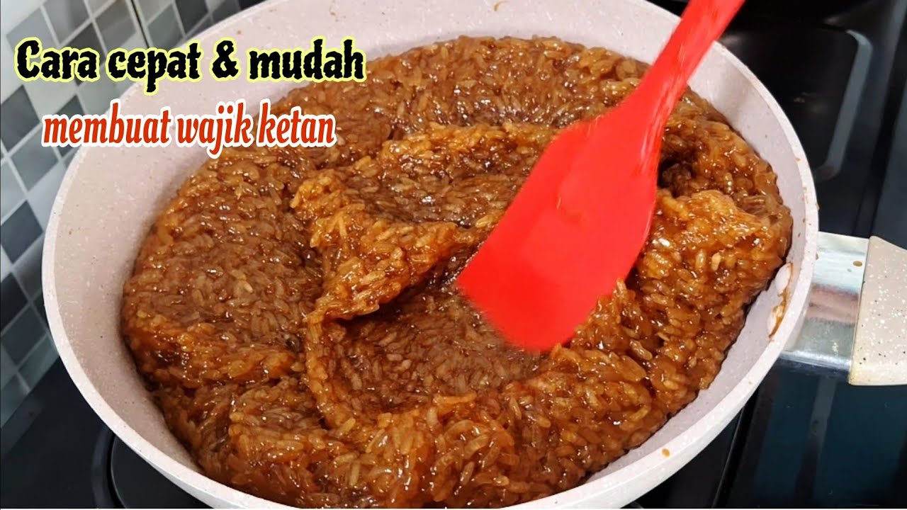 WAJIK KETAN GULA MERAH, TERNYATA MUDAH CARA BUATNYA ‼️