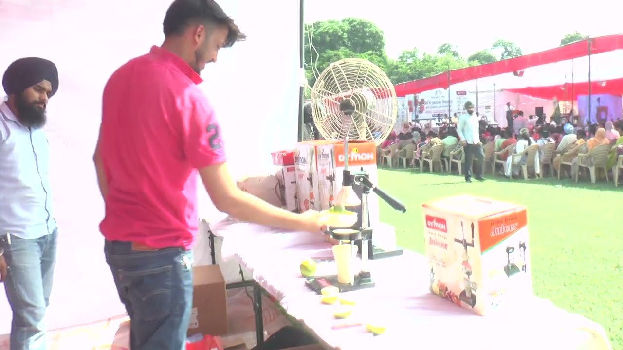 Hand Juicer | AGRO FOOD Exhibition, ICAR, CIPHET | Ludhiana PAU Campus | Punjab | Amrit Electronics