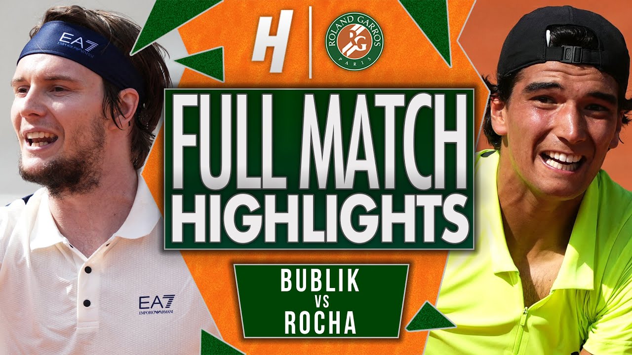 Alexander Bublik vs Henrique Rocha - FULL Match Highlights - Third Round | Roland Garros 2025