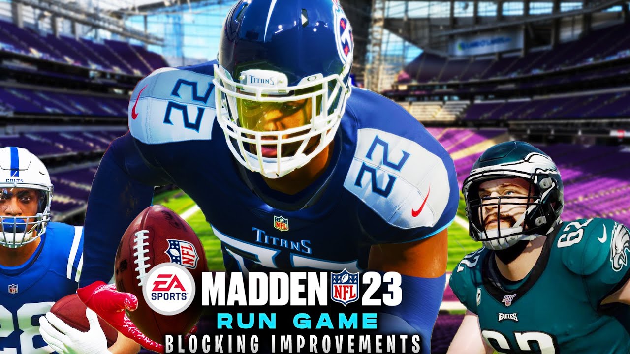 MADDEN 23 Run Game *LEAKED* Gameplay Blocking Improvements? NEW EA Madden NFL 23 PS5 Gameplay